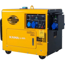 Генератор дизельний KDK7500SCA, 6.9KVA, однофазний