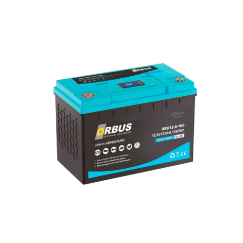 Аккумуляторная батарея ORBUS LiFePO4 12,8V 100Ah, 355x175x200 mm, 13.5kg