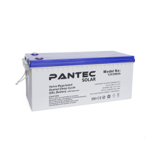 Акумуляторна батарея PANTEC 200-12 GEL 12V 200 Ah (522 x 240 x 224), 60.3 kg Grey Q1/48