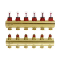 Розпод колектор Danfoss FHF 088U0526 (6+6 з ротаметрами)