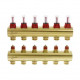Розпод колектор Danfoss FHF 088U0526 (6+6 з ротаметрами)
