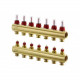 Розпод колектор Danfoss FHF 088U0527 (7+7 з ротаметрами)