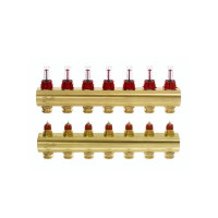 Розпод колектор Danfoss FHF 088U0527 (7+7 з ротаметрами)
