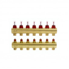 Розпод колектор Danfoss FHF 088U0527 (7+7 з ротаметрами)