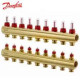 Розподільник колектор Danfoss FHF 088U0529 (9+9 з ротаметрами)
