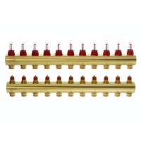 Розпод колектор Danfoss FHF 088U0531 (11+11 з ротаметрами)