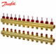 Розпод колектор Danfoss FHF 088U0532 (12+12 з ротаметрами)