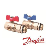 Комплект кульових кранів Danfoss FHF-BV