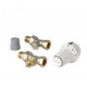 Комплект радіаторних терморегуляторів Danfoss RA-FN, RAS-C, RLV-S, прямий 1/2"