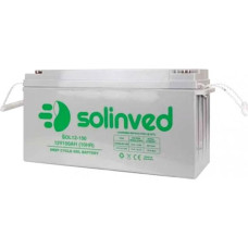 Акумуляторна батарея SOLINVED 150-12 GEL 12V 150 Ah (483 x 170 x 238), 43.6 kg Grey Q1/48